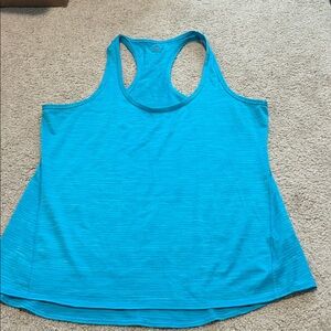 Athleta Blue Racerback Tank Top